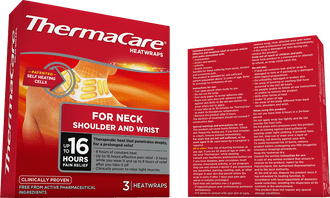 ThermaCare®
Neck, shoulder and wrist